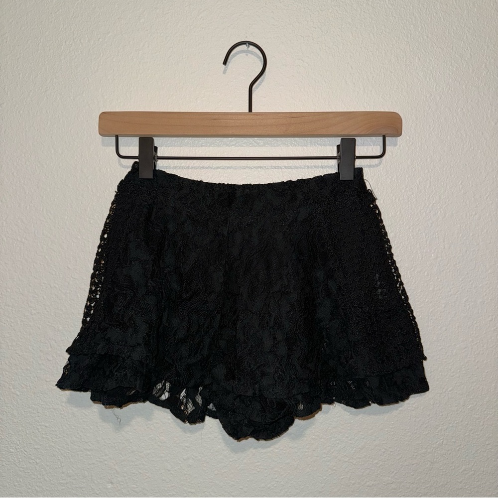 Black Lace Shorts (XS)